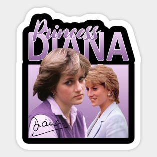 Princess Diana // 80s Purple Vintage Vibes // Sticker